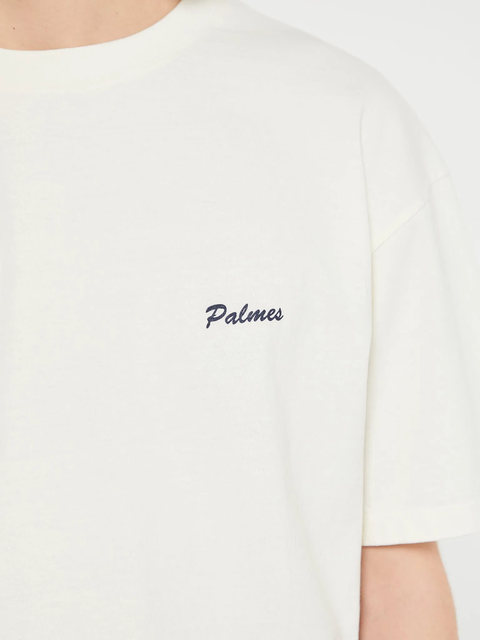 Dyed T-Shirt in Broken White