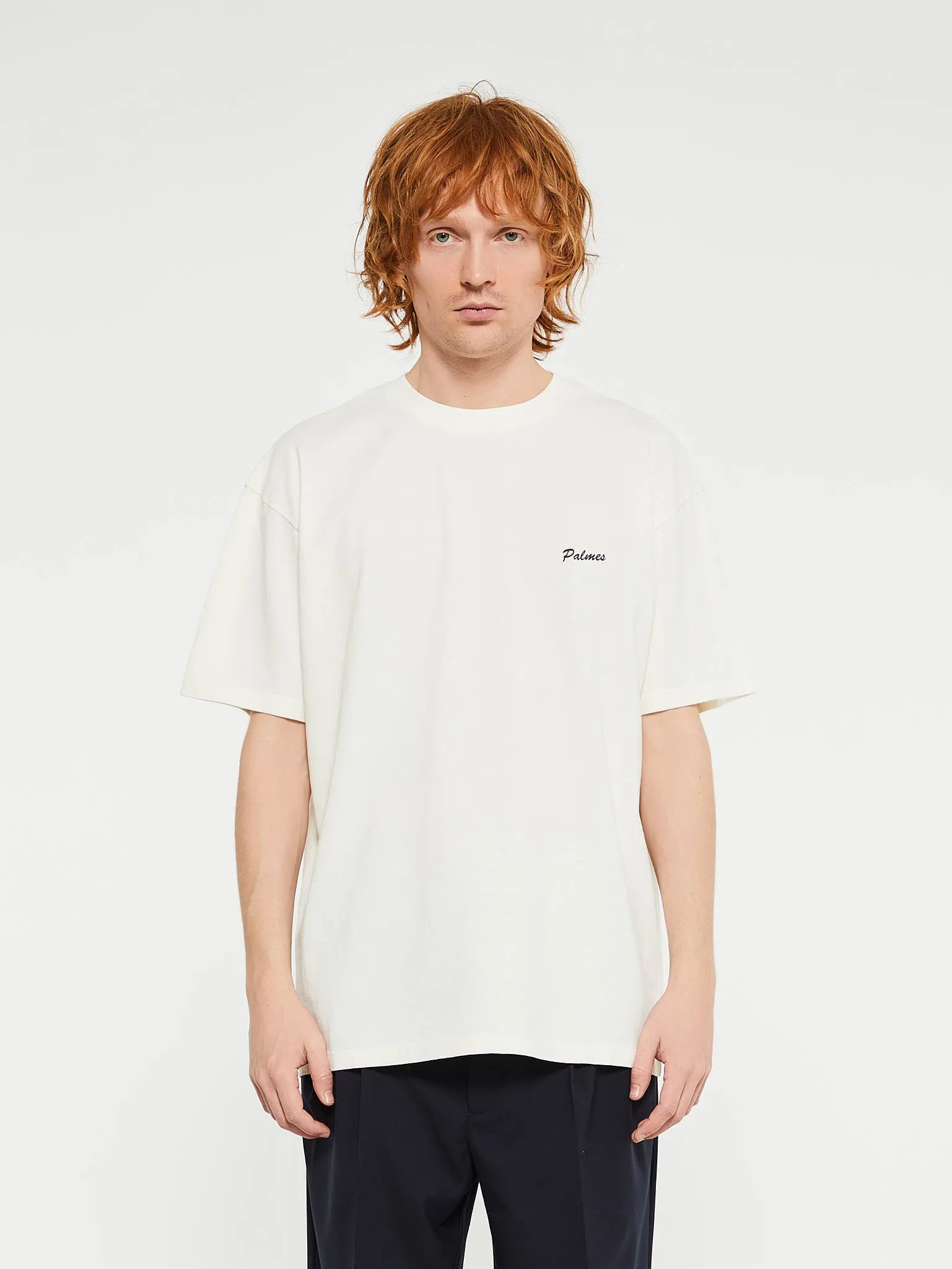 Dyed T-Shirt in Broken White