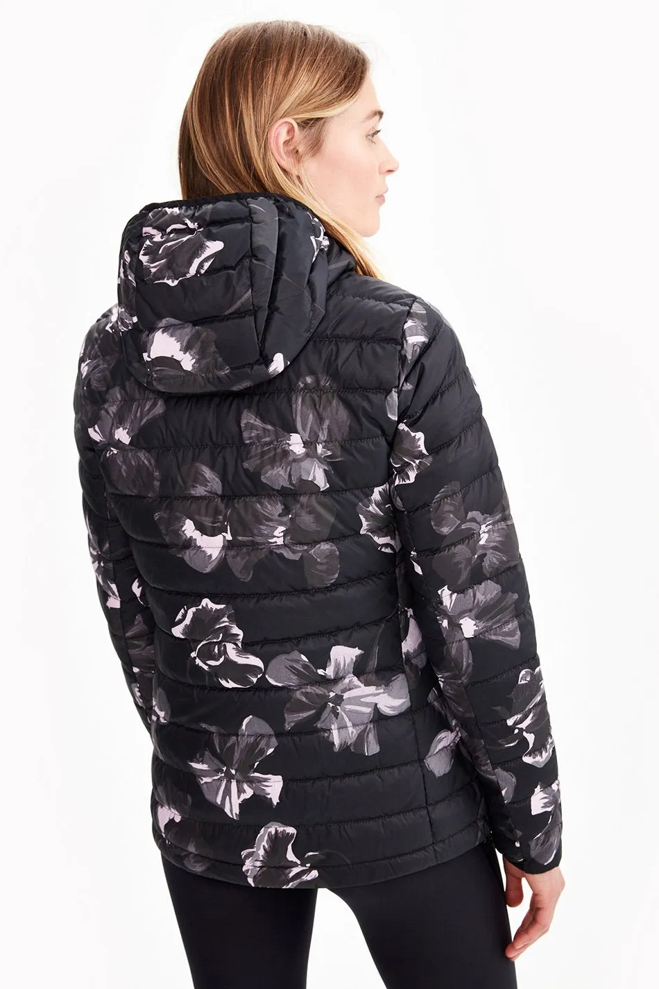EMELINE AOP PACKABLE JACKET