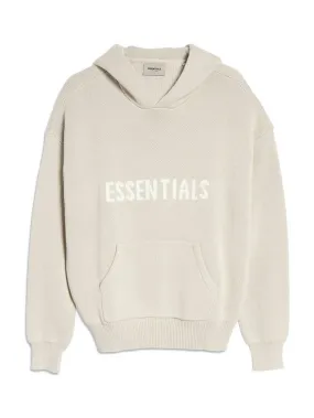 Fear of God Essentials Oat Knit Pullover Hoodie [SS21] - Comfortable and Stylish
