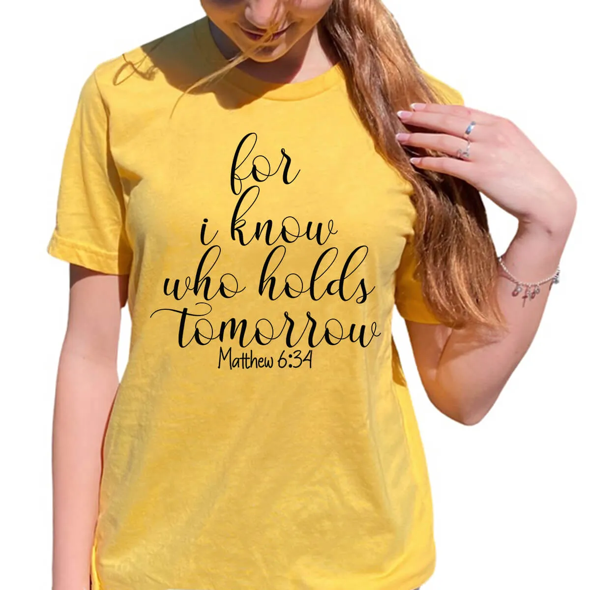 For I Know Who Holds Tomorrow T-Shirt