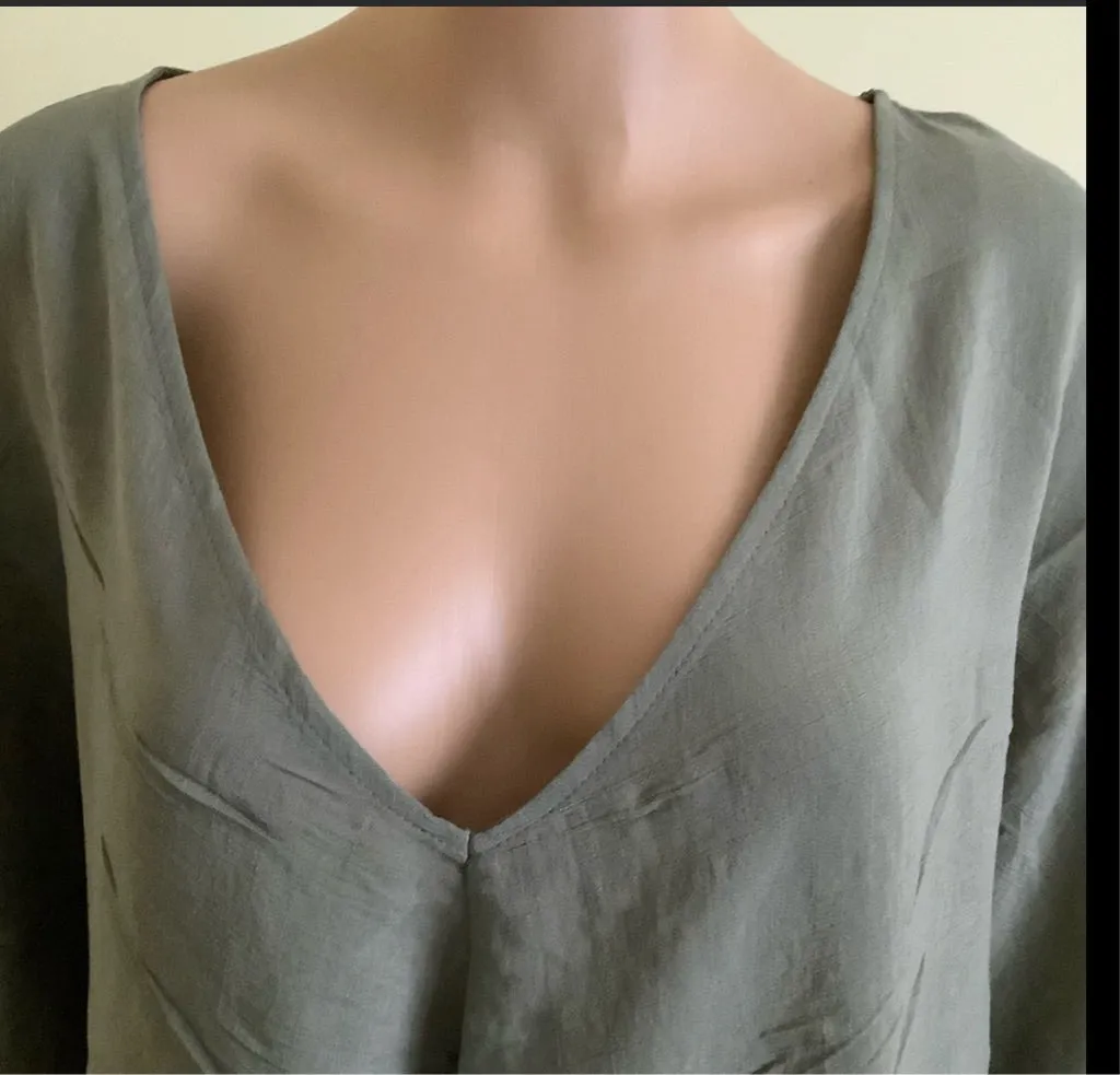 Gauze Twist-Front Dolman Top