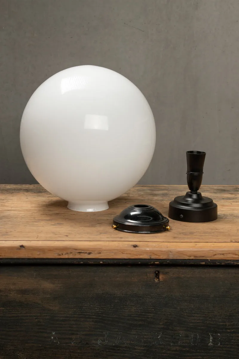 Glass Ball Outdoor Ceiling Light