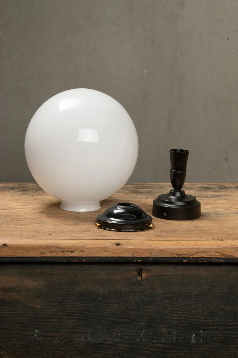 Glass Ball Outdoor Ceiling Light