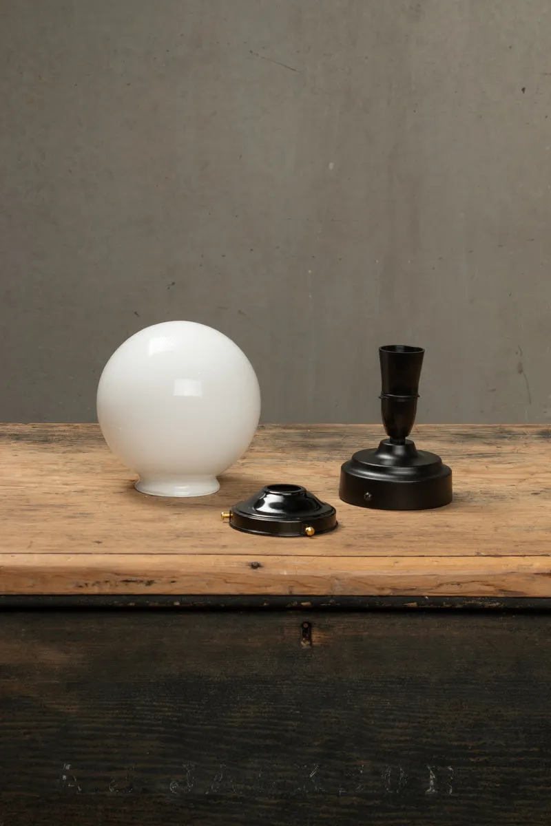 Glass Ball Outdoor Ceiling Light