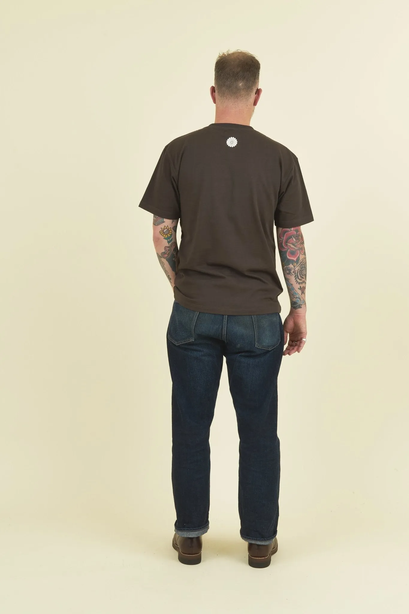 Godspeed Zenith Premium Heavyweight Organic Cotton T-Shirt in Aged Black