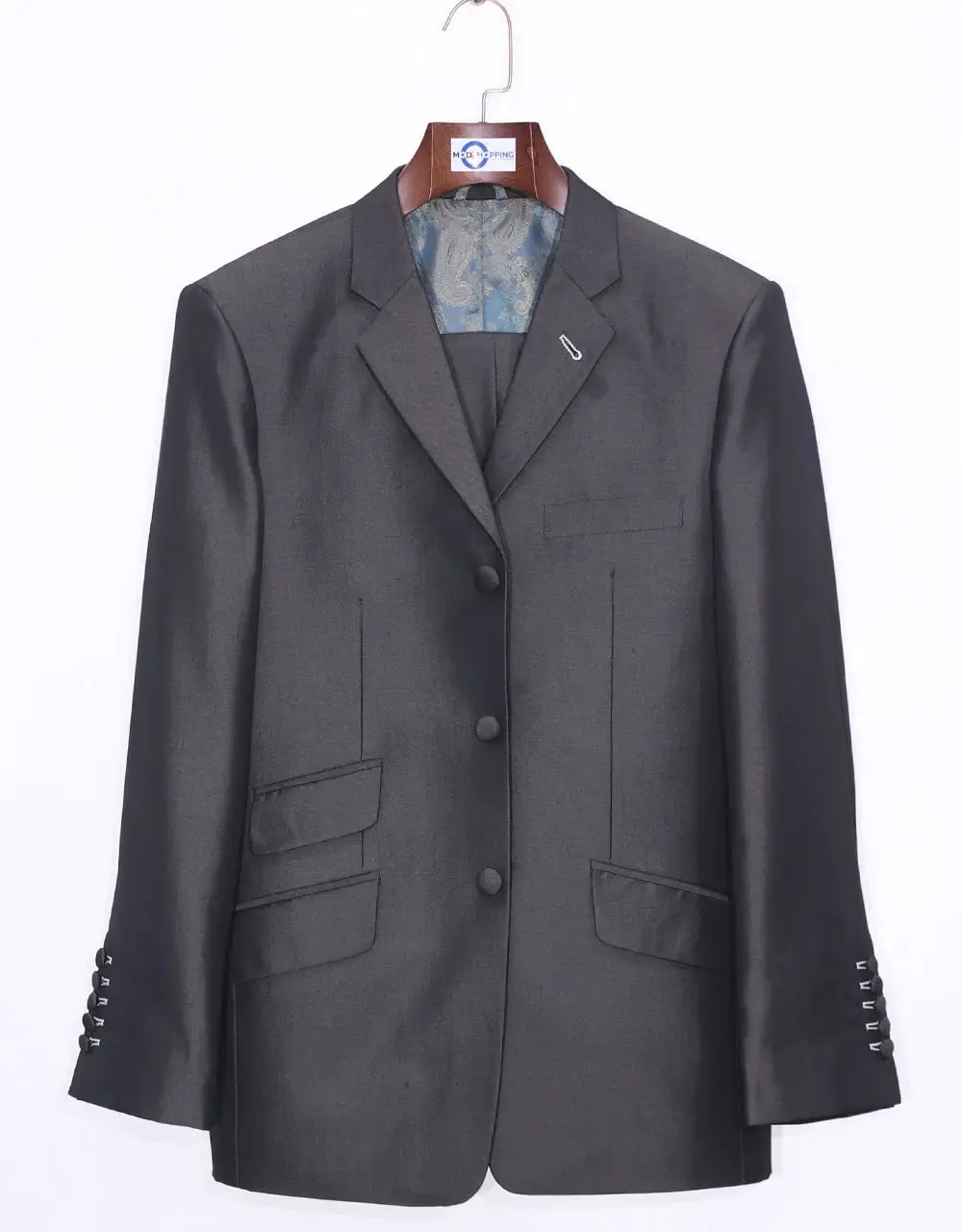 Golden Grey Tonic Suit Jacket Size 38R Trouser 32/32
