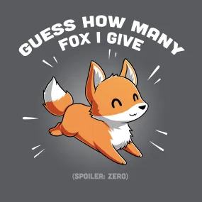Guess How Many Fox I Give
