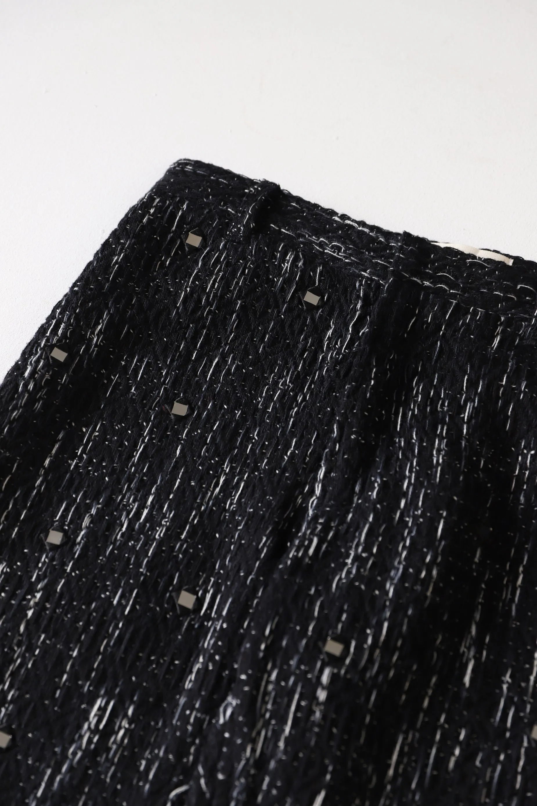 HANDWOVEN MIRROR TROUSERS