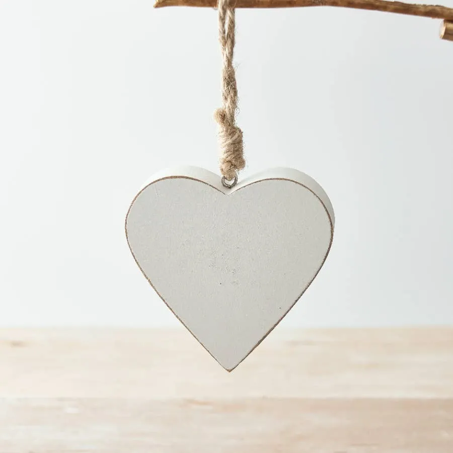 Hanging Wooden Heart, 10cm