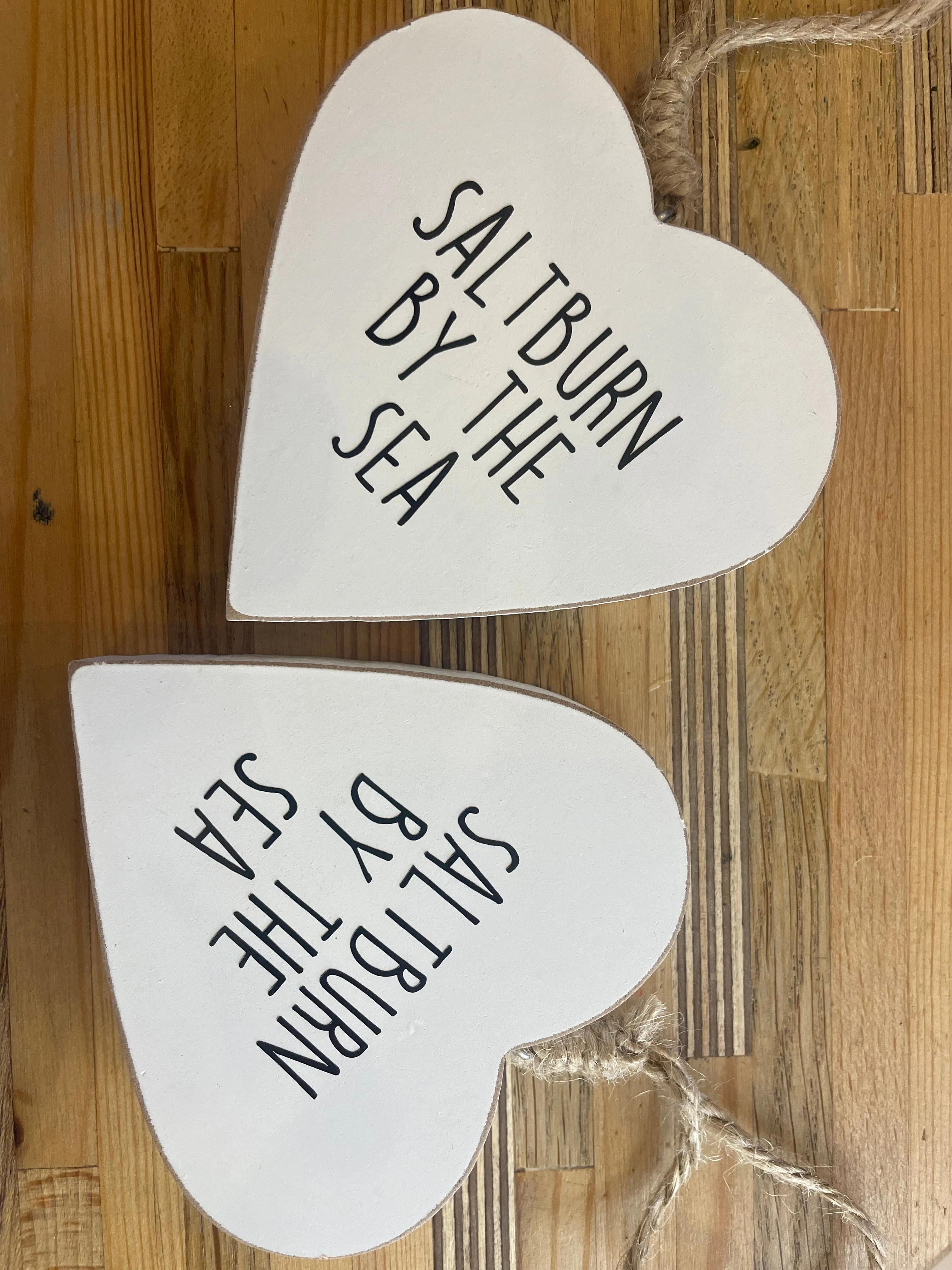 Hanging Wooden Heart, 10cm