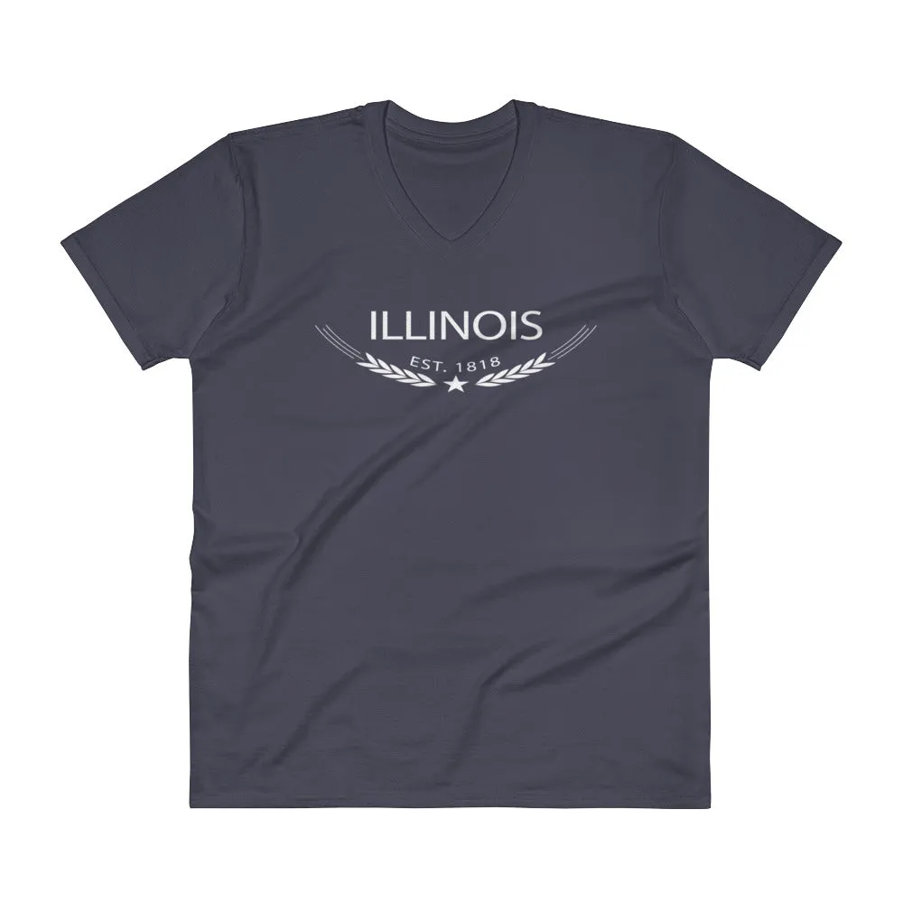 Illinois - V-Neck T-Shirt - Established
