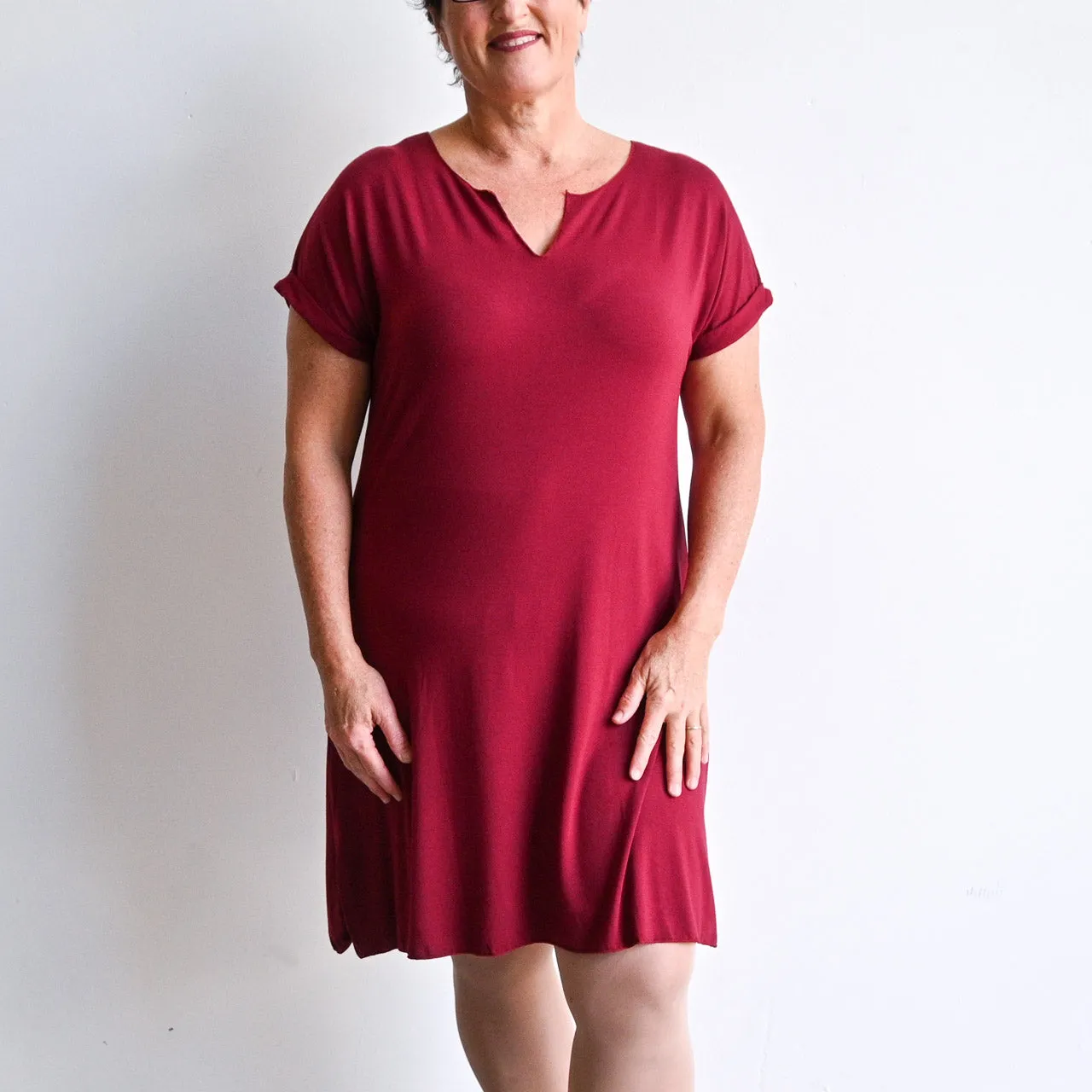 In The Moment T-Shirt Dress by KOBOMO Bamboo