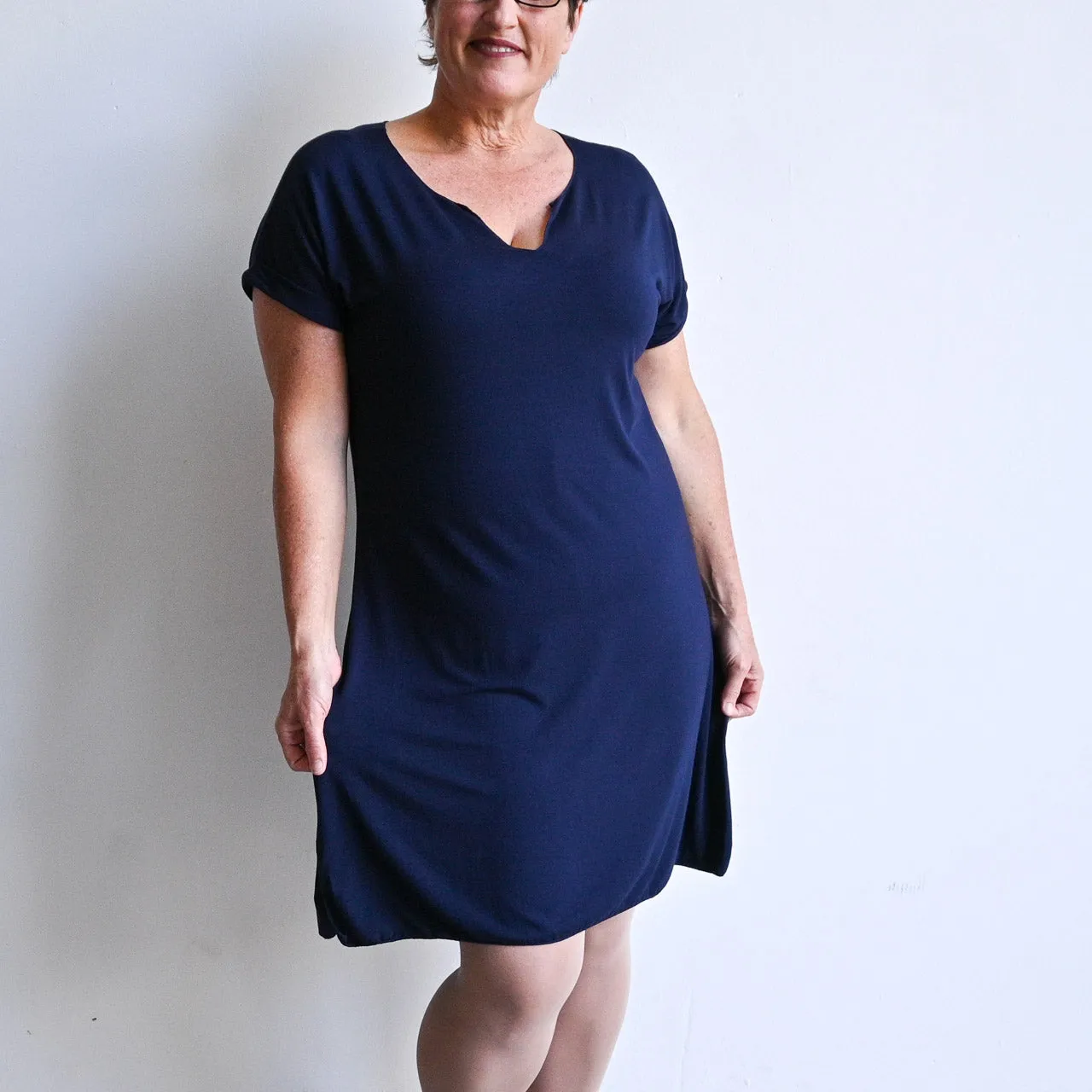In The Moment T-Shirt Dress by KOBOMO Bamboo