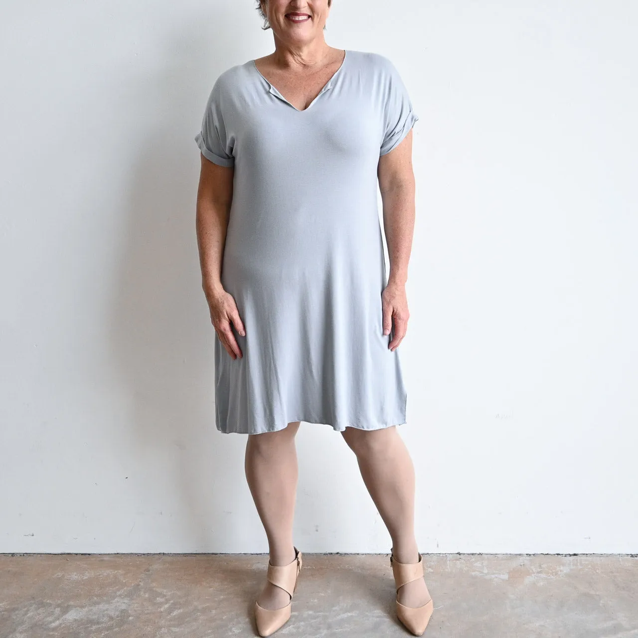 In The Moment T-Shirt Dress by KOBOMO Bamboo