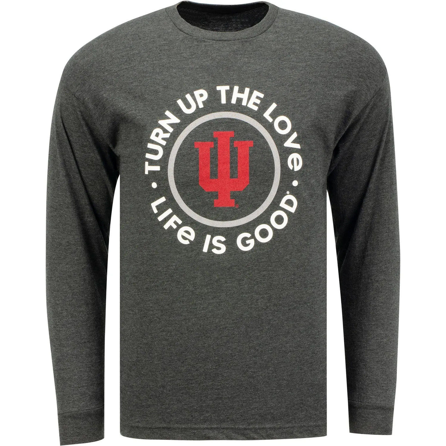 Indiana Hoosiers Life is Good Turn Up Love T-Shirt