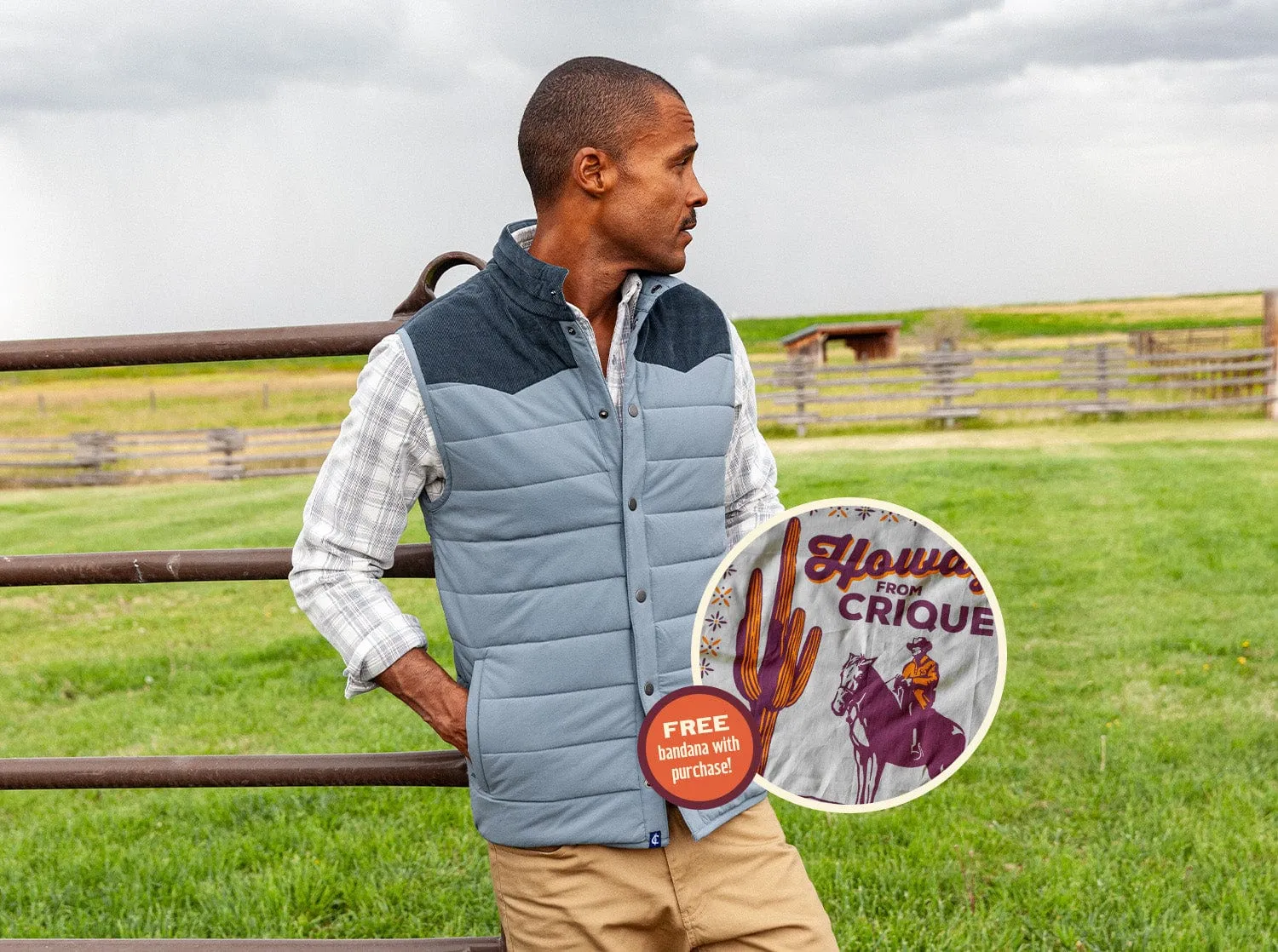 Jackson Vest - Dusk Blue