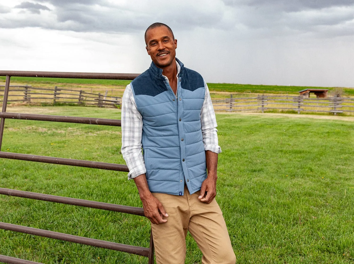 Jackson Vest - Dusk Blue