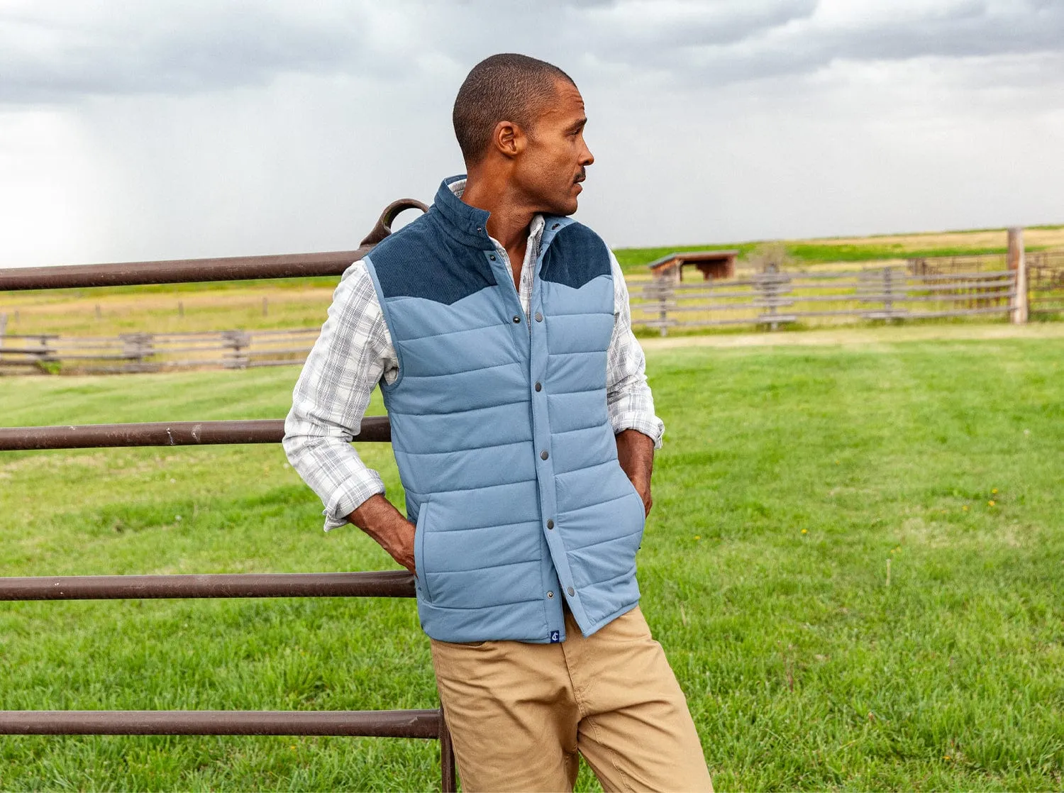 Jackson Vest - Dusk Blue