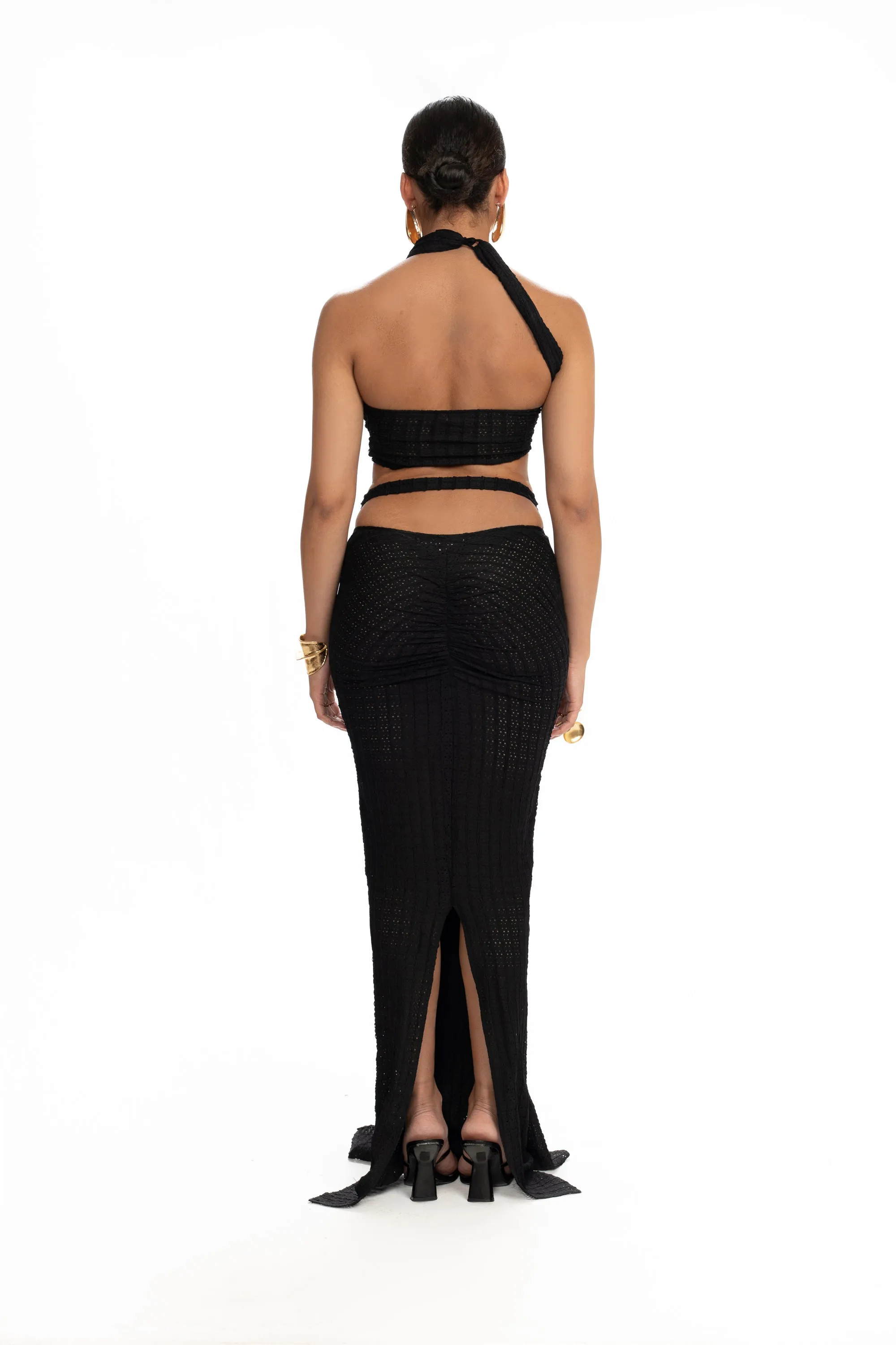 Kesh Knit Crop - Panther