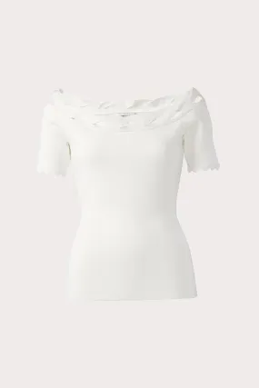 Keyhole Twist Trim Top
