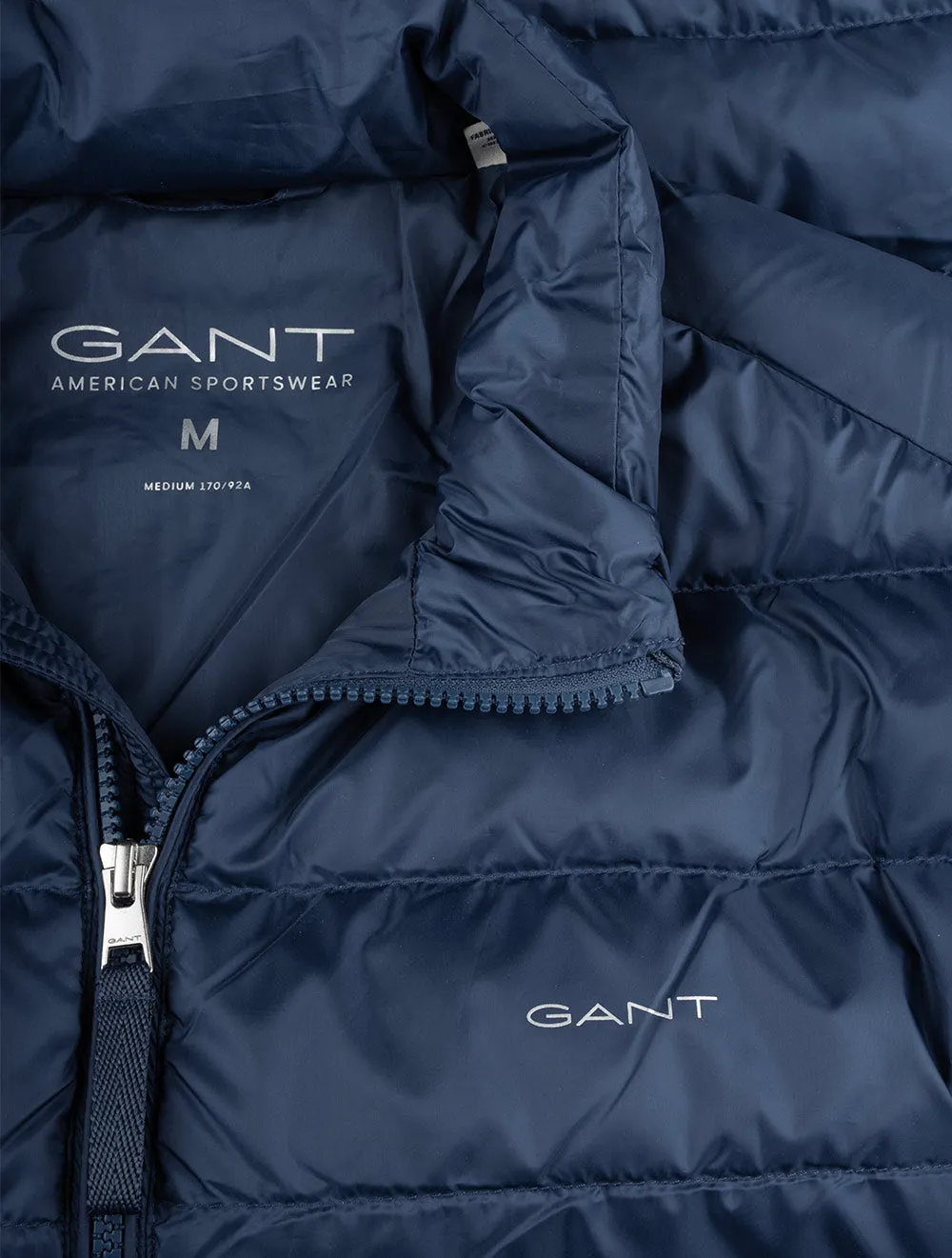 Light Down Jacket Dusty Blue Sea