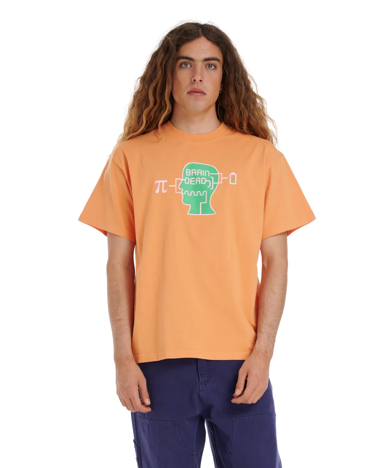 Low Battery T-Shirt- Peach