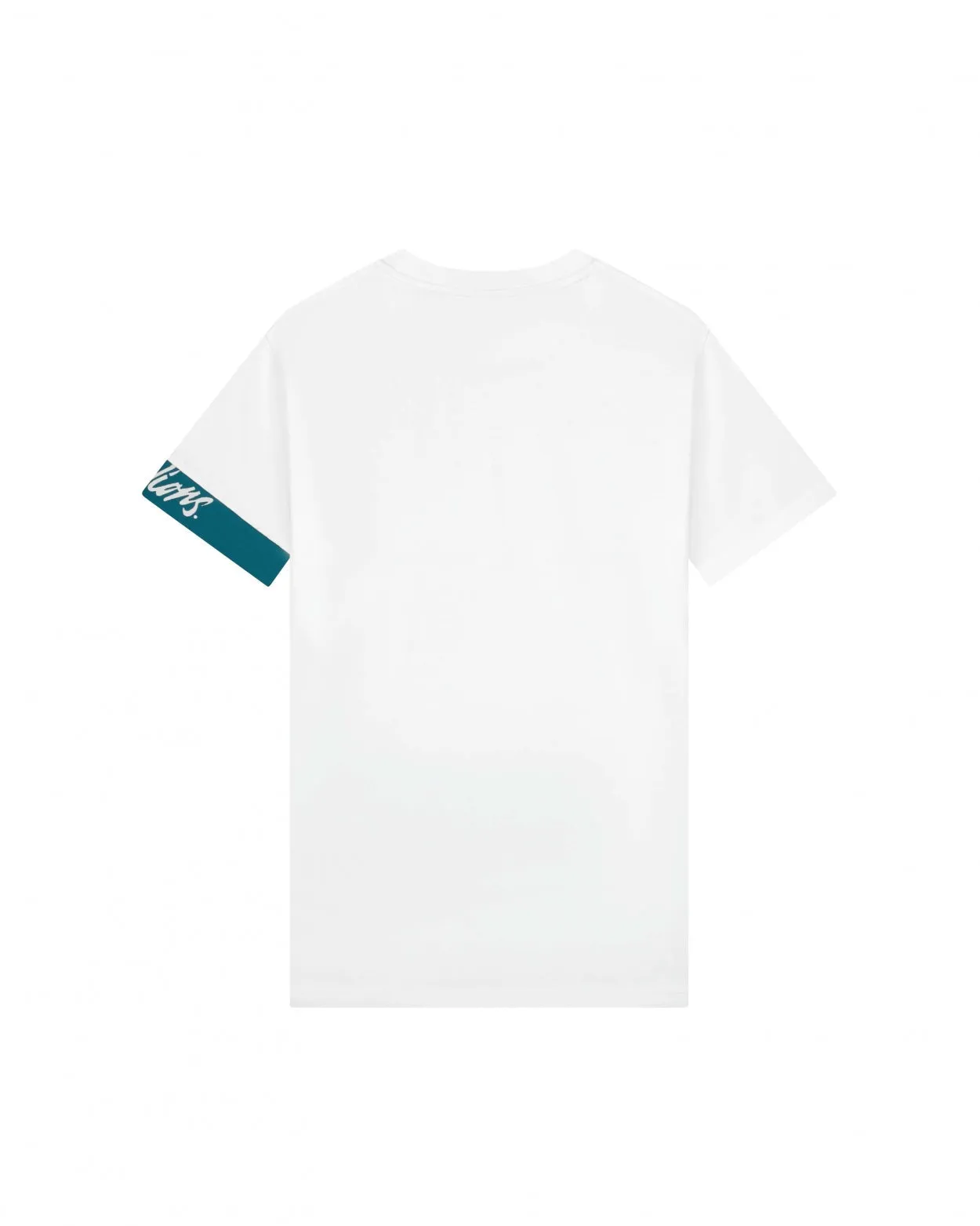 Malelions Men Captain T-Shirt 2.0 | White/Teal