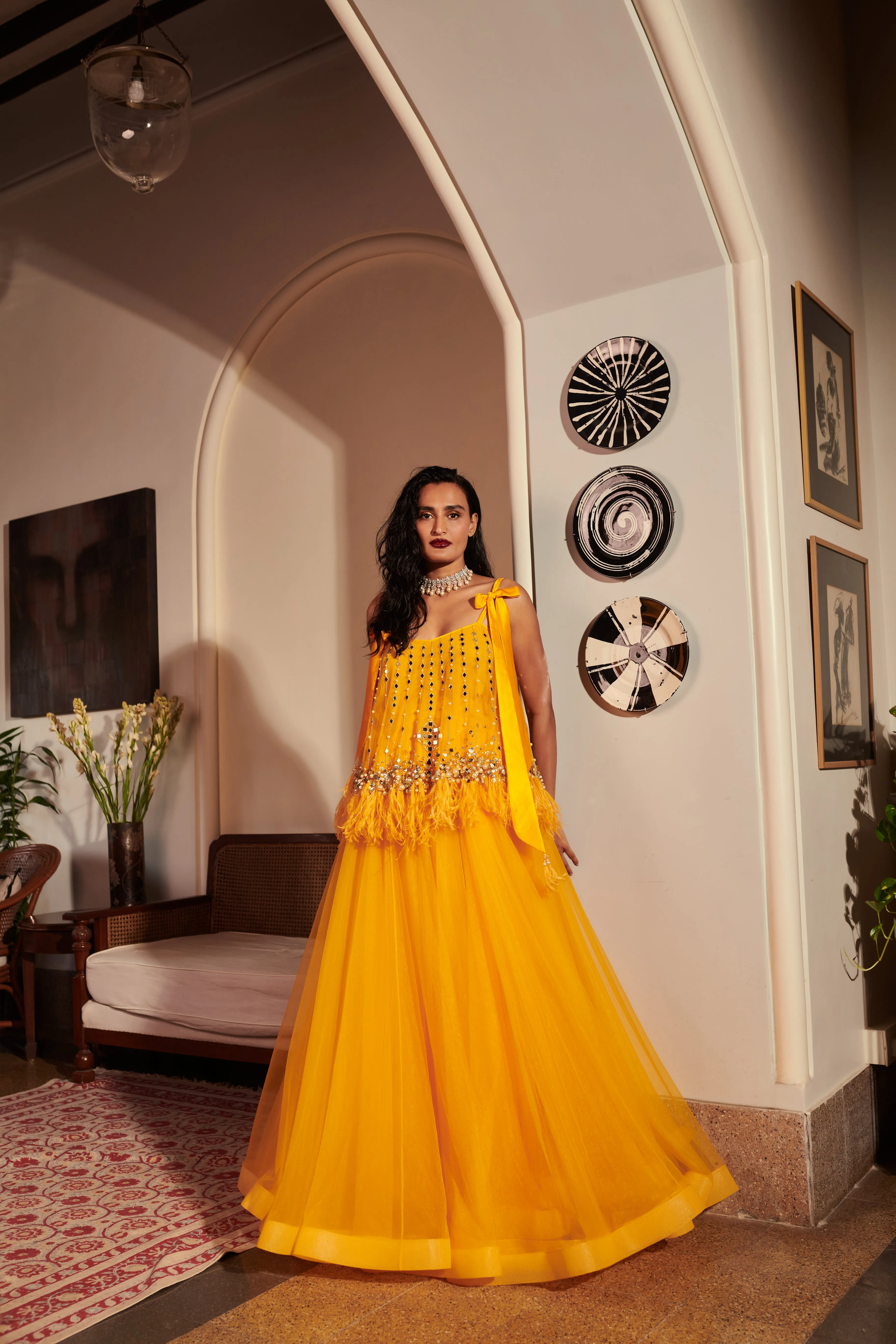 Marigold Poofy Skirt