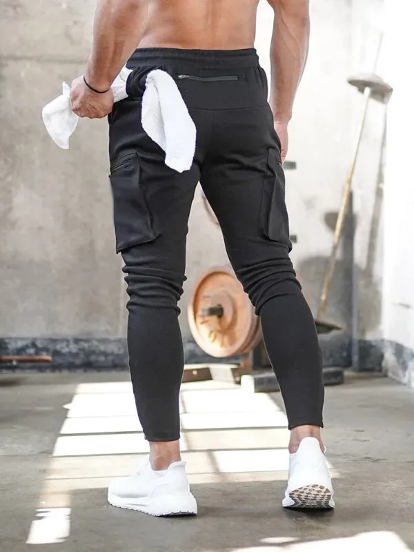 Men's Casual Overalls Outdoor Casual Pants Running Training Pants