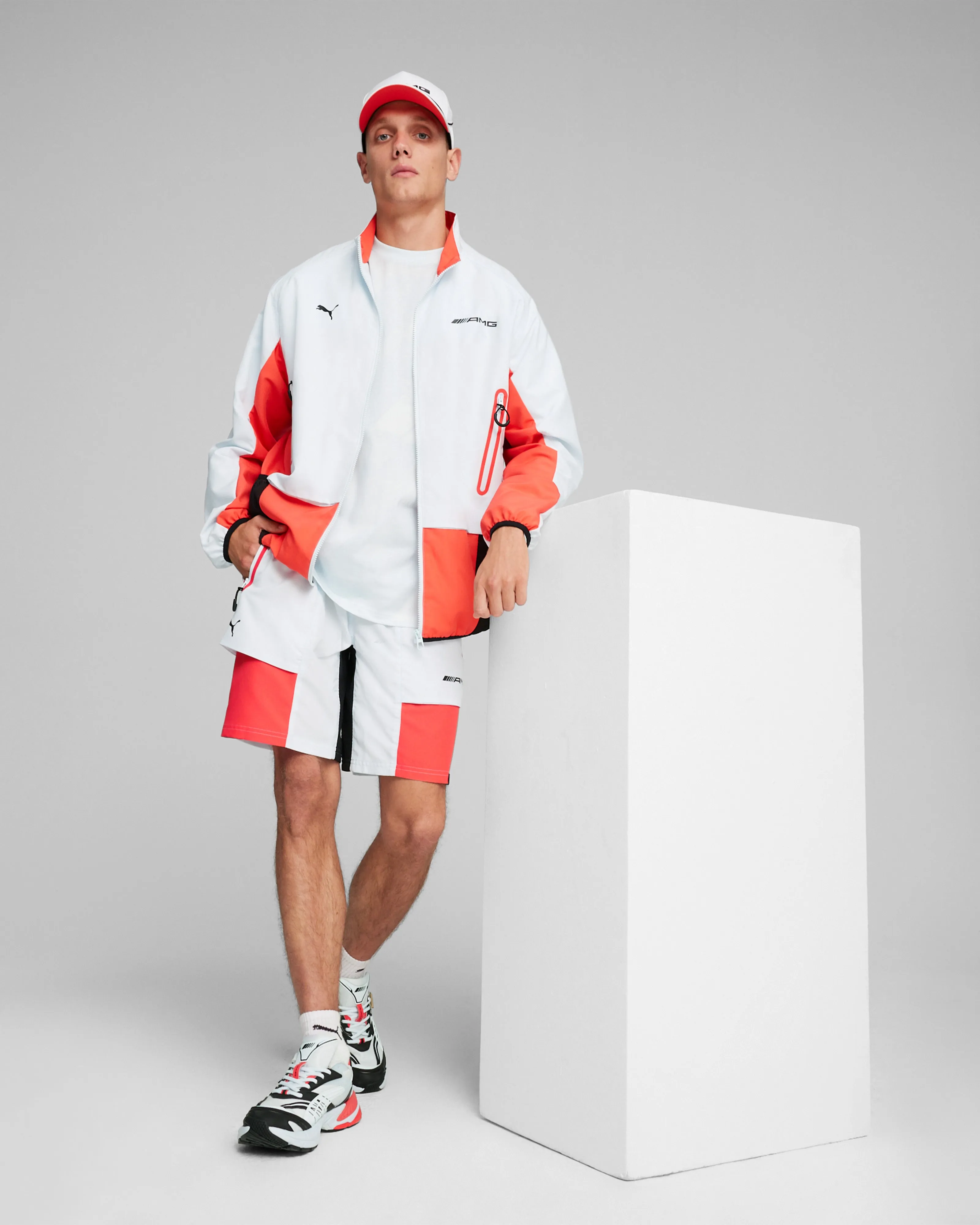 Mens Puma AMG Statement Jacket White