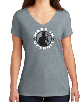 MID Flint Blue V-neck