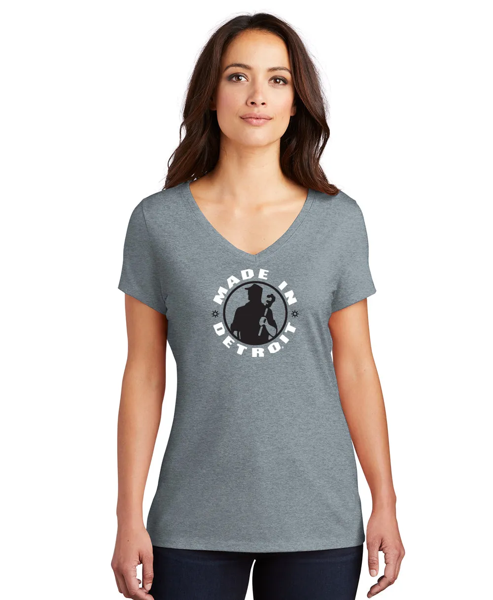 MID Flint Blue V-neck