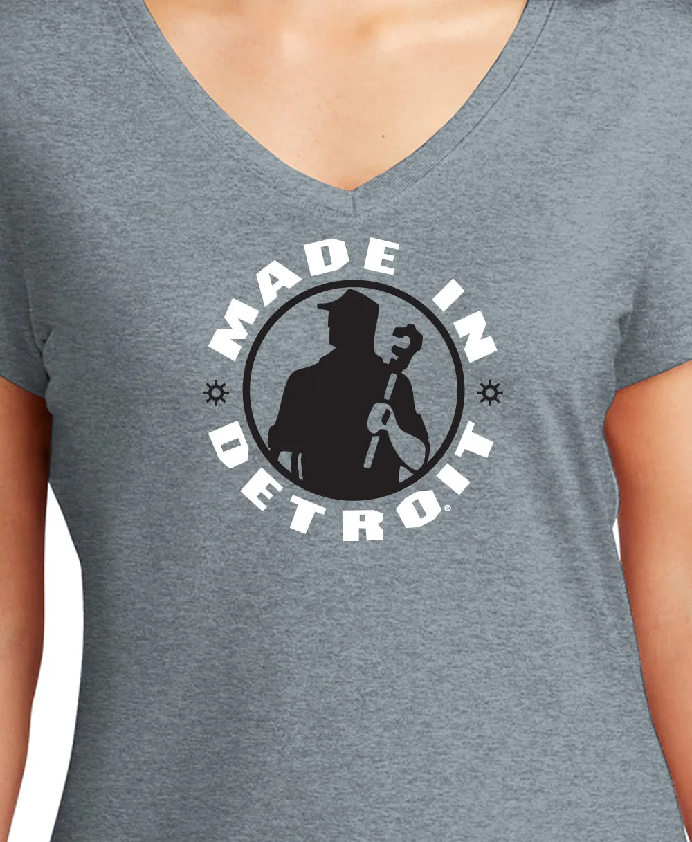 MID Flint Blue V-neck