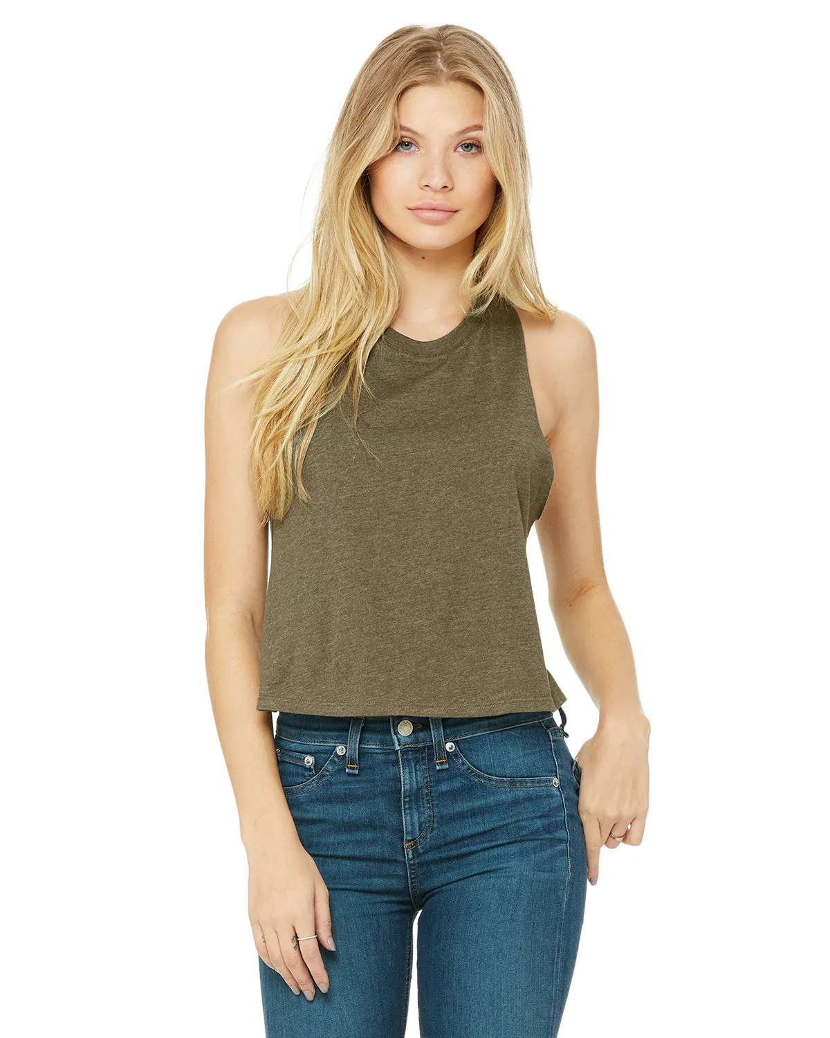 More Love Pride Ohio Women's Racerback Cropped Tank