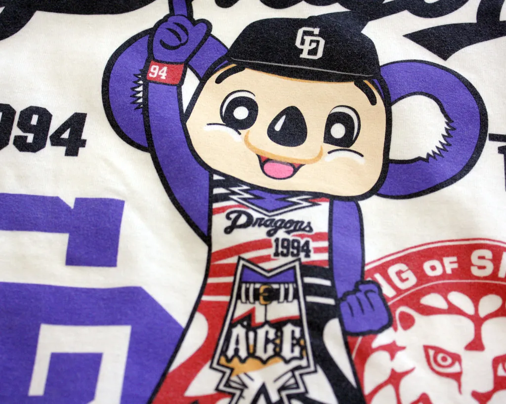 NJPW / CHUNICHI DRAGONS TANA X DOALA T-SHIRT MED
