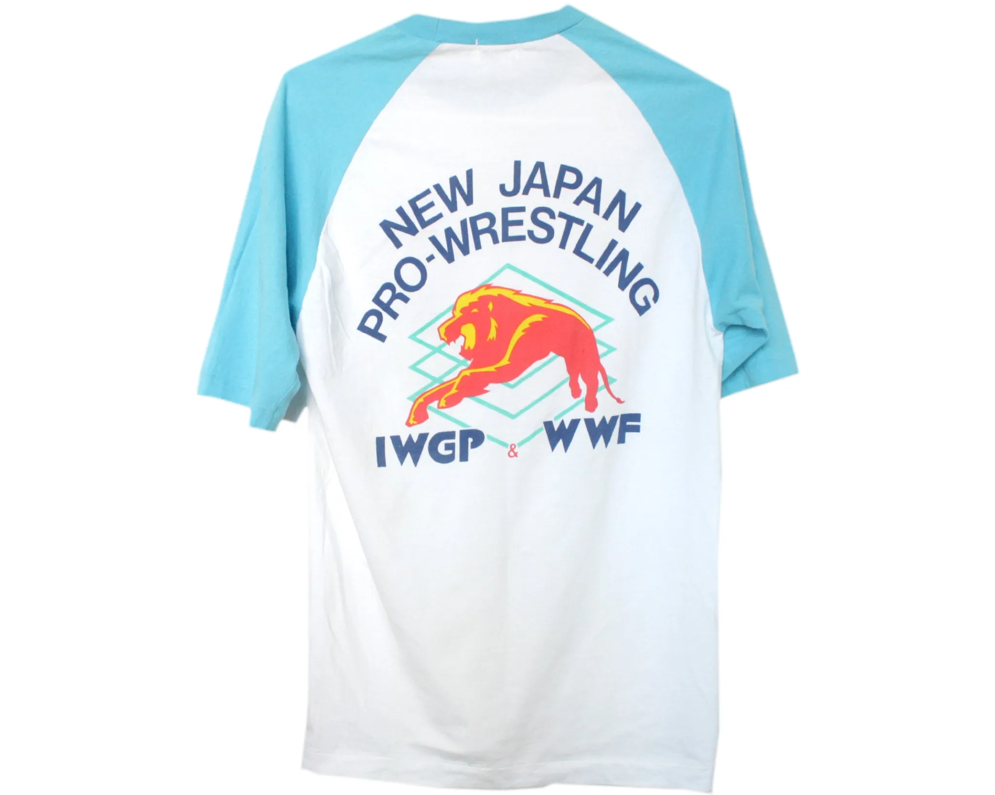 NJPW IWGP & WWF BASEBALL SHIRT SM