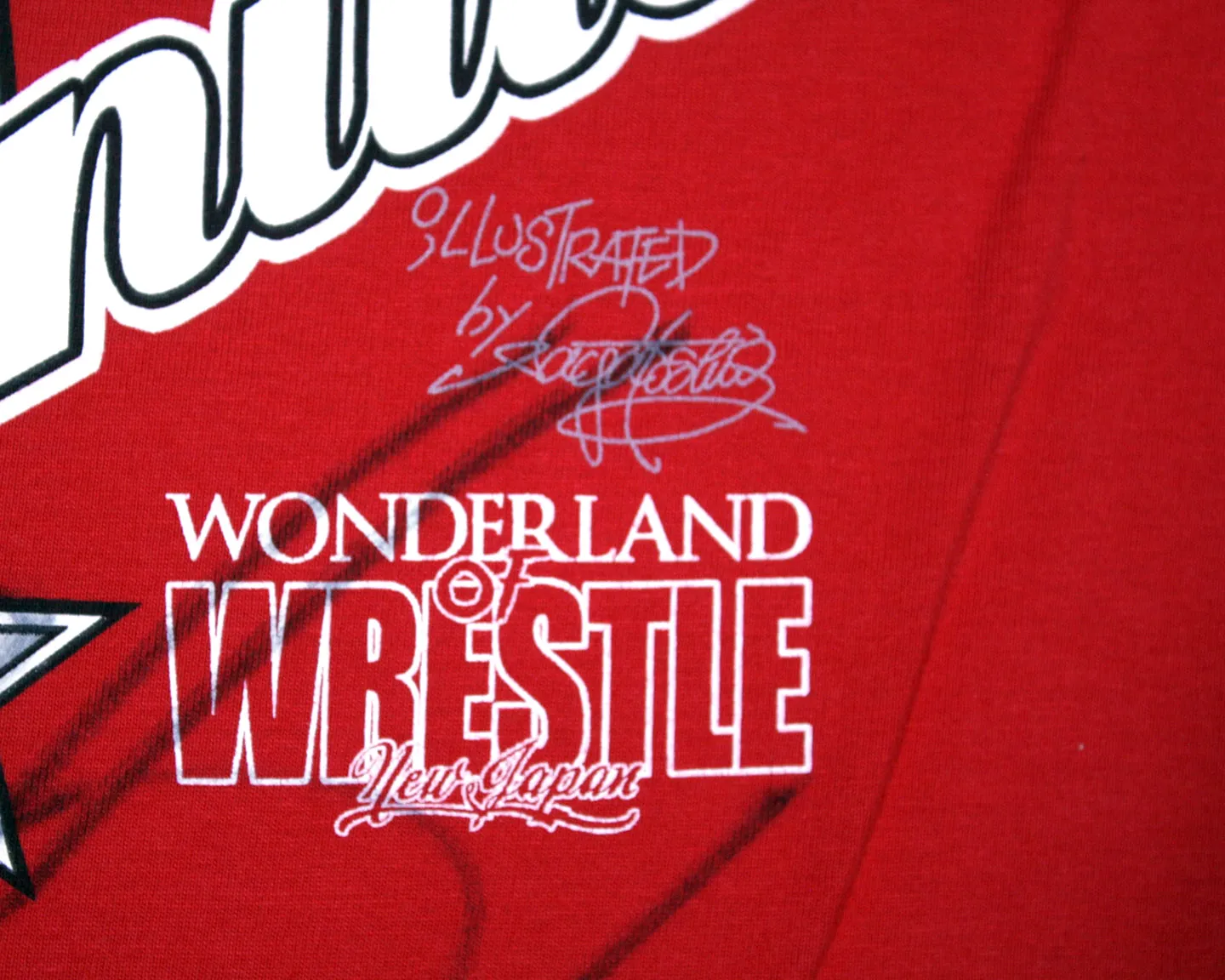 NJPW NAITO STARDUST GENIUS T-SHIRT LG [SIGNED]