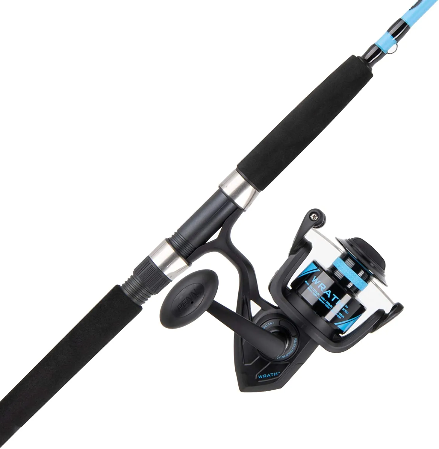 PENN Wrath 5000 Spinning Reel and Rod Combo WRTH5000802MH