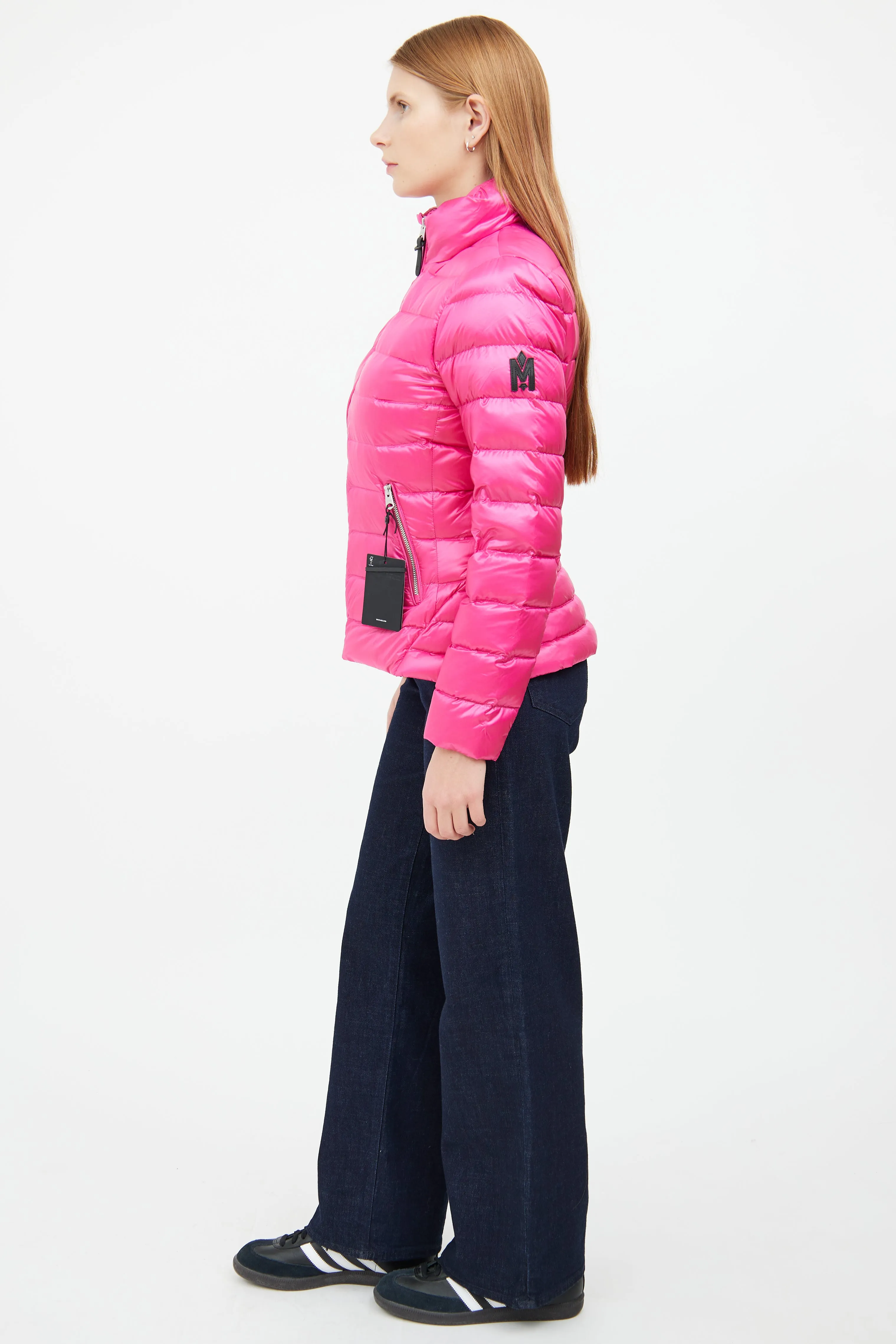 Pink Davina Packable Down Jacket