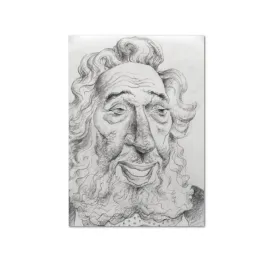 Postcard: Antony Sher -  Robert Stephens as Falstaff