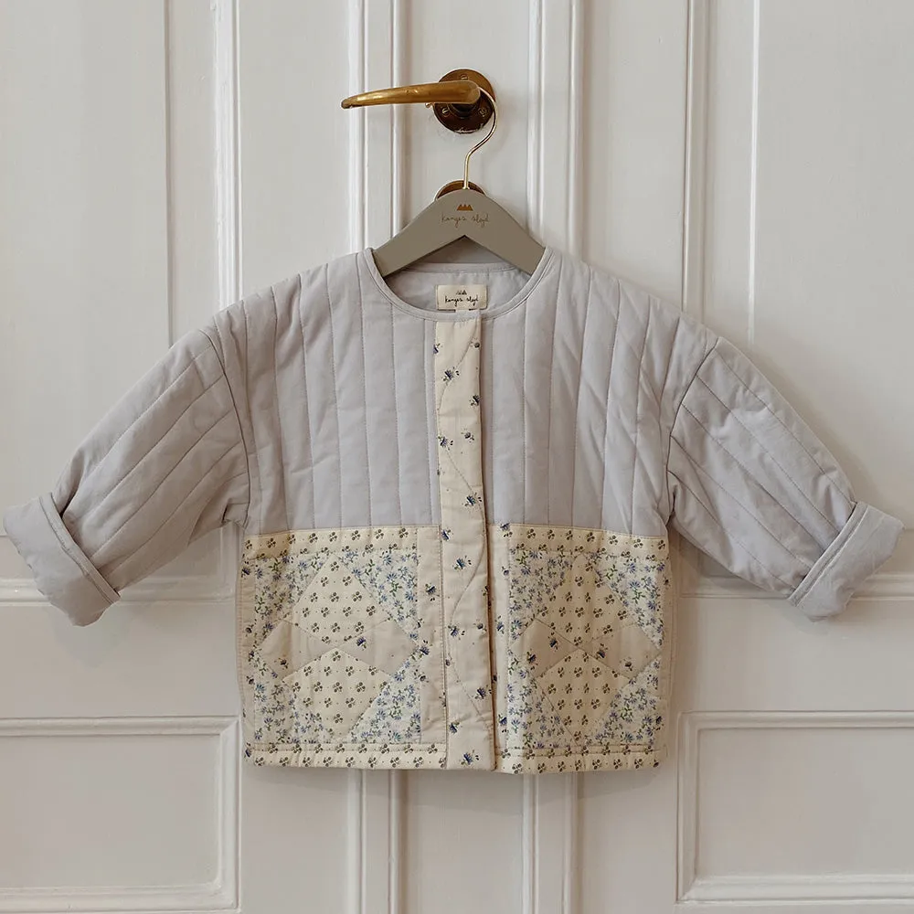 Quilted jacket - Organic cotton - Gray dawn