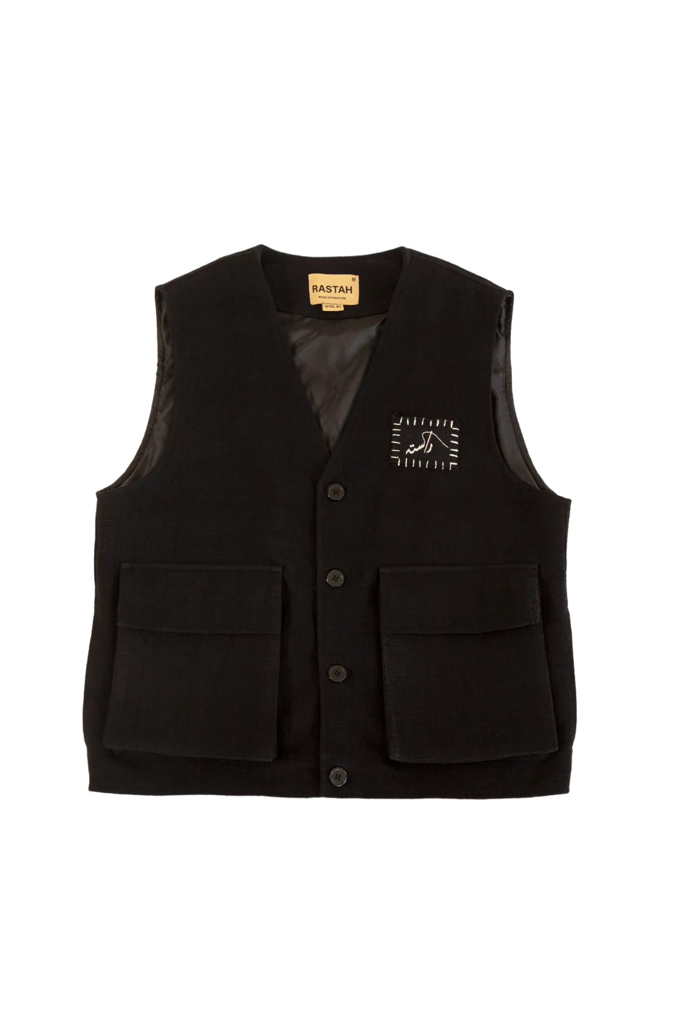 "95" HANDWOVEN COTTON VEST