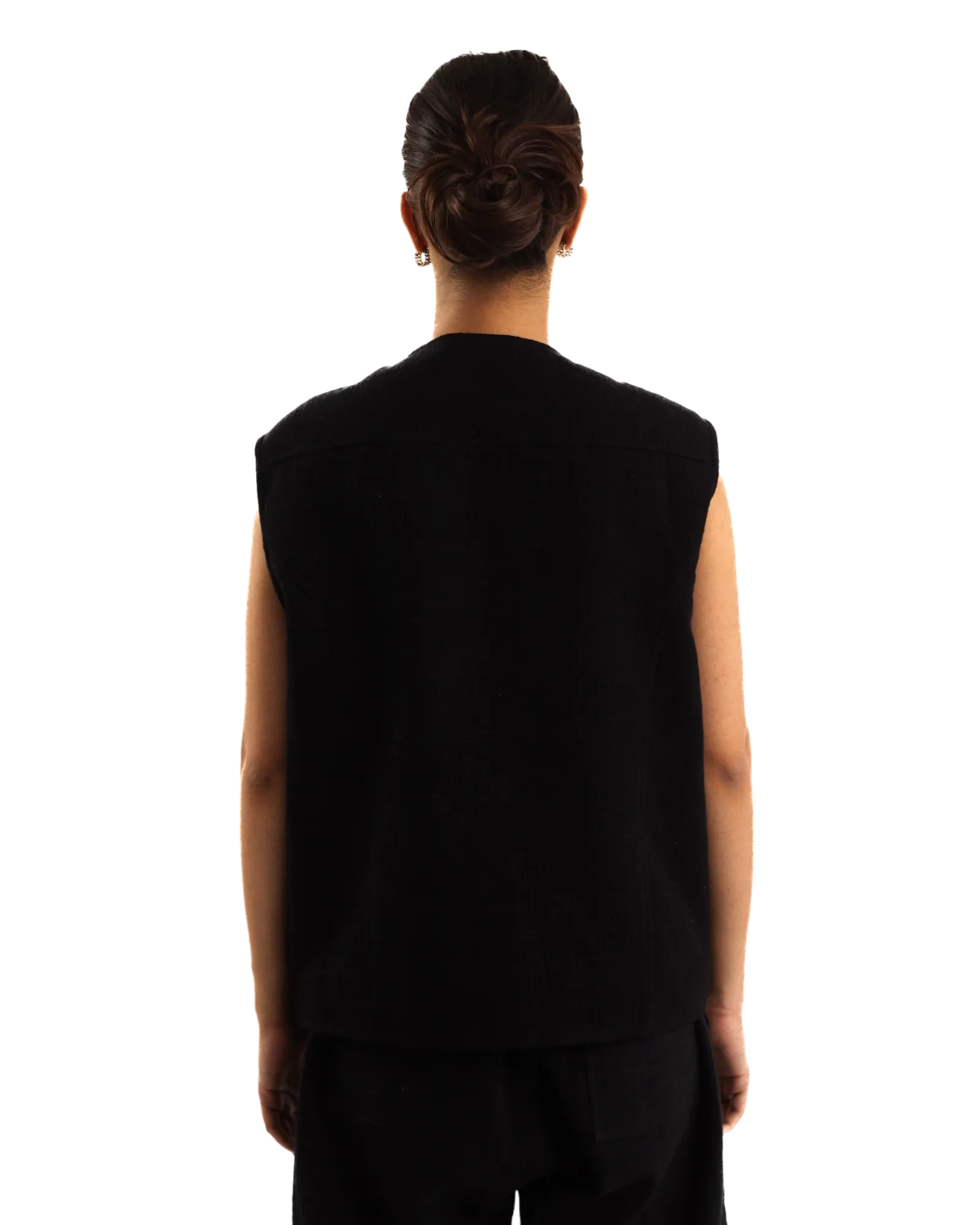 "95" HANDWOVEN COTTON VEST