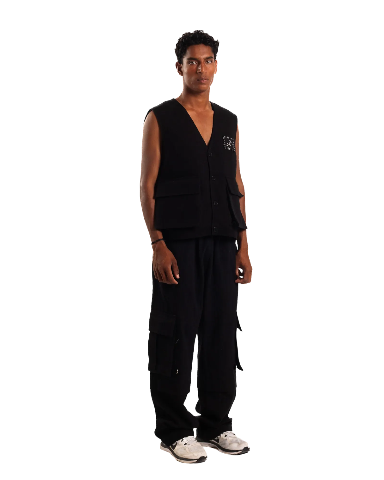 "95" HANDWOVEN COTTON VEST