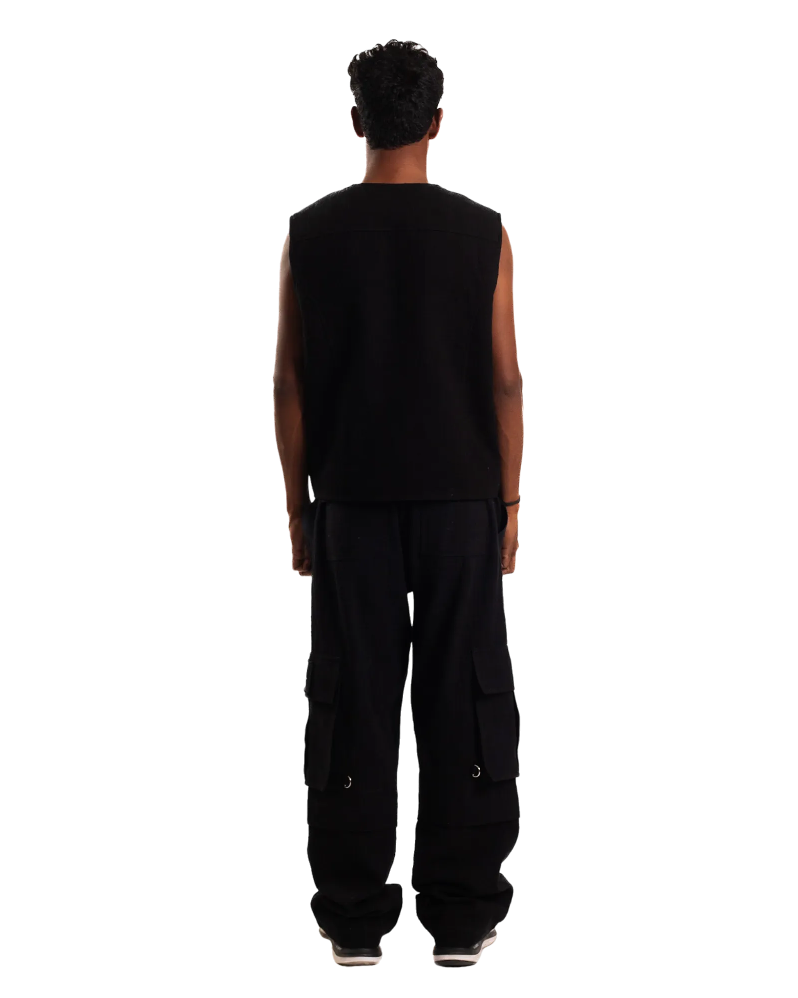 "95" HANDWOVEN COTTON VEST