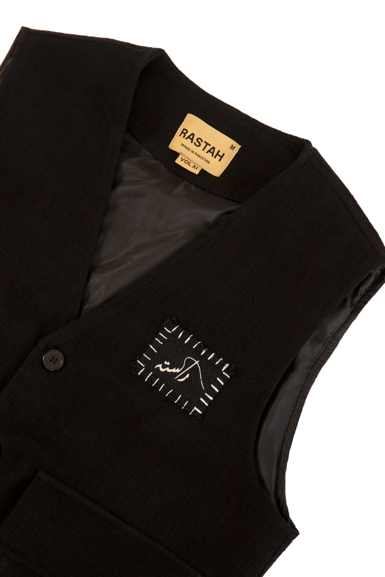 "95" HANDWOVEN COTTON VEST