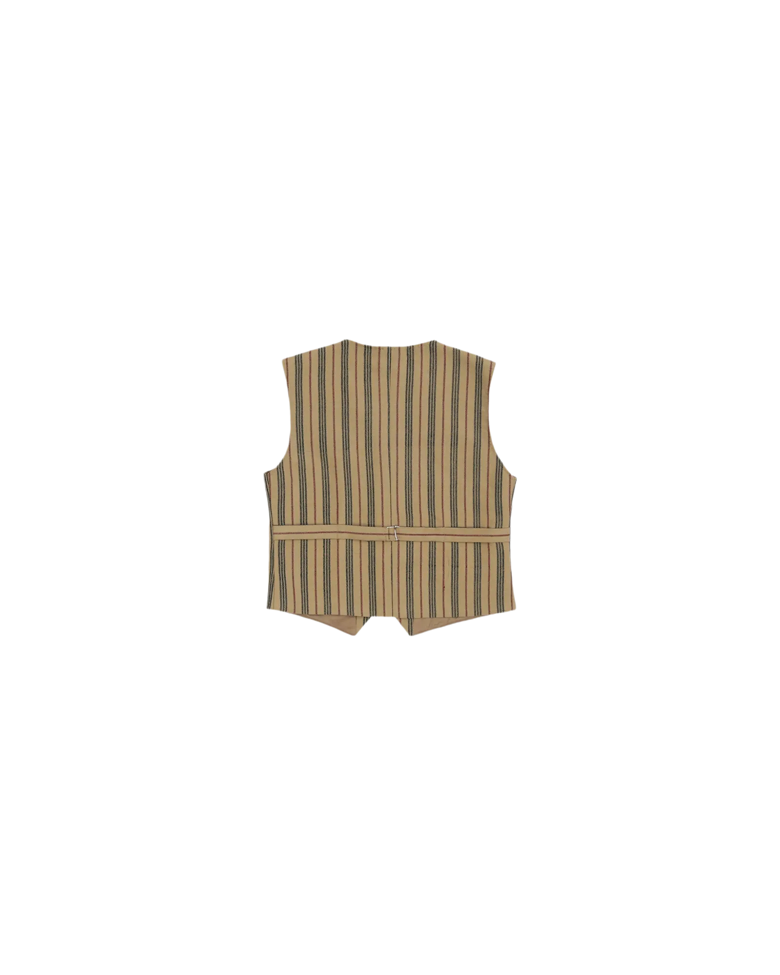 "SUNSET STRIPES" HANDWOVEN VEST