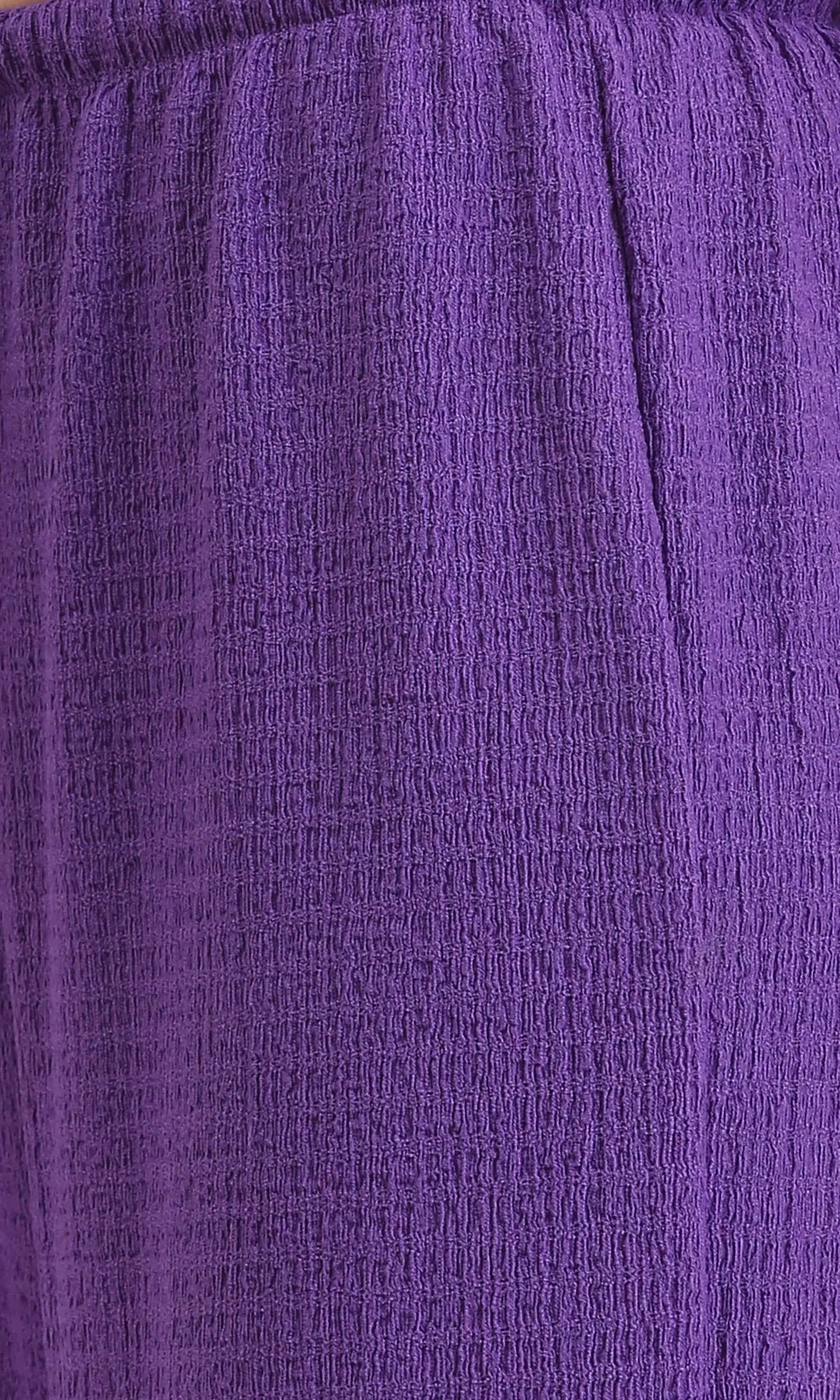 R209210 - Elastic Waist with Drawstring Comfy Pants - Purple