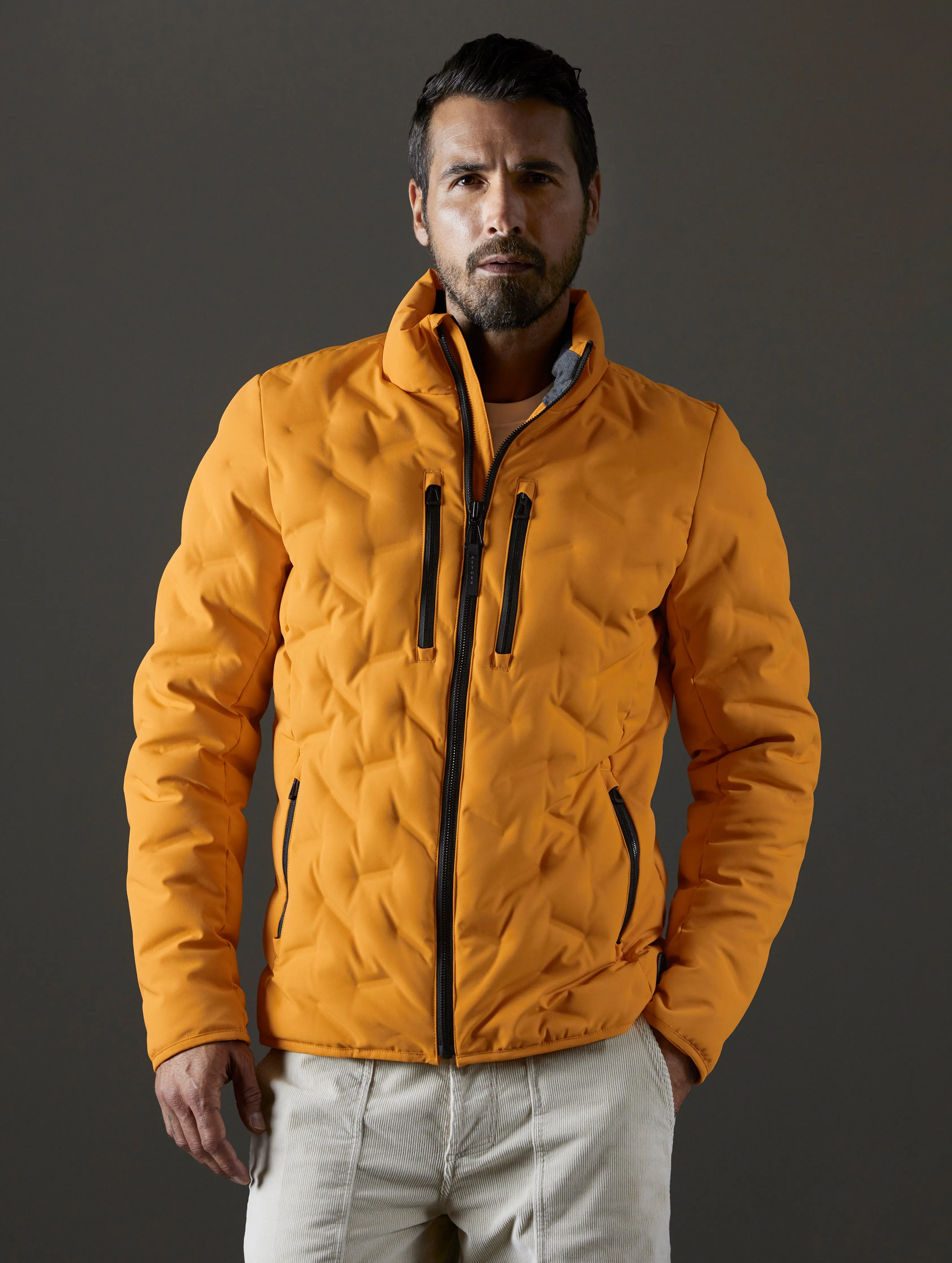 Rex Down Jacket - Midas Orange
